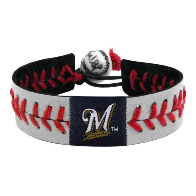 Pulsera reflectante de béisbol de los Cerveceros de Milwaukee CO