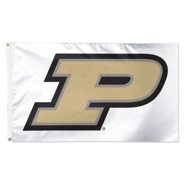 Bandera de lujo de Purdue Boilermakers ALT COLOR 2 BLANCA de 3' X 5'