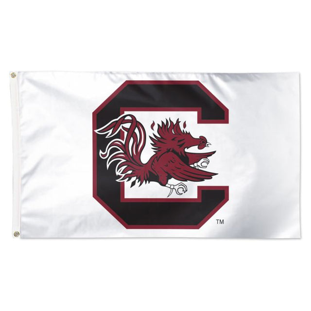 South Carolina Gamecocks ALT COLOR 2 WHITE Flag - Deluxe 3' X 5'