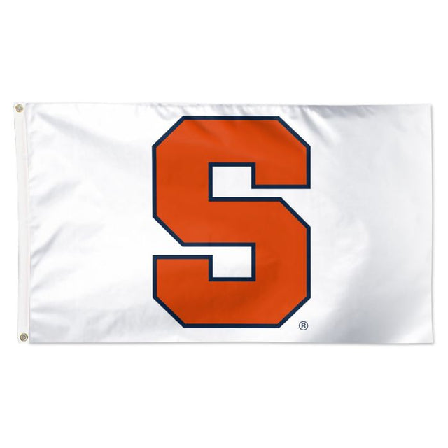 Syracuse Orange ALT COLOR 2 WHITE Flag - Deluxe 3' X 5'