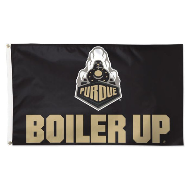 Bandera con eslogan de los Purdue Boilermakers: lujosa, 3 x 5 pies