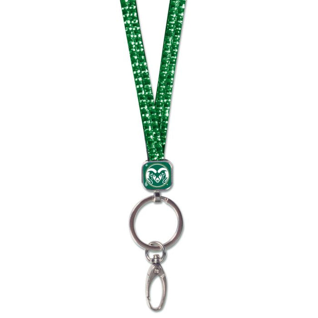 Colorado State Rams Lanyards- Crystal Bling