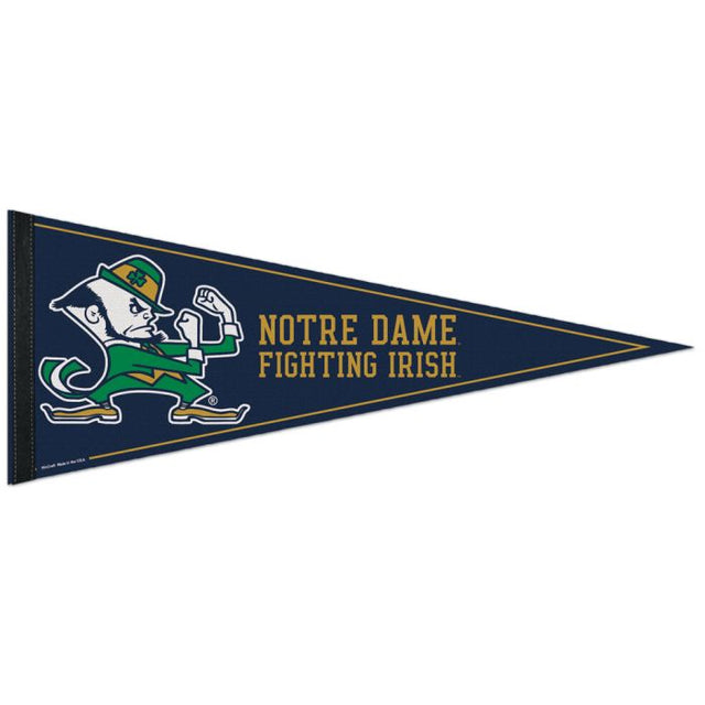 Banderín clásico de Notre Dame Fighting Irish, a granel, 12" x 30"