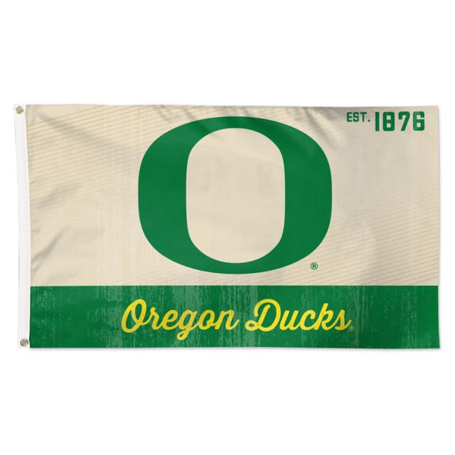 Oregon Ducks VINTAGE Flag - Deluxe 3' X 5'