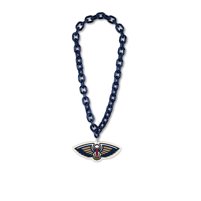 Collar con cadena de abanico grande de los New Orleans Pelicans