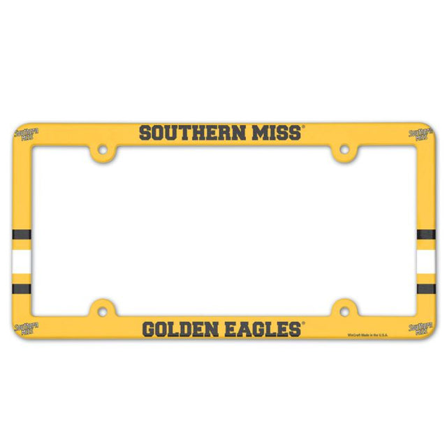 Southern Miss Golden Eagles Lic Plate Frame Full Color