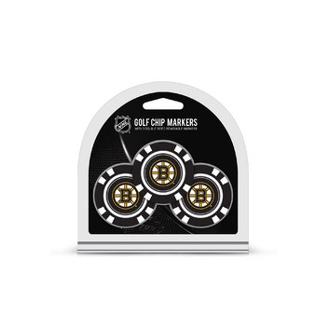 Boston Bruins Golf Chip with Marker 3 Pack