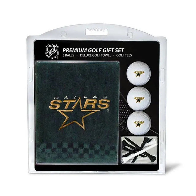 Set de regalo de golf de los Dallas Stars con toalla bordada