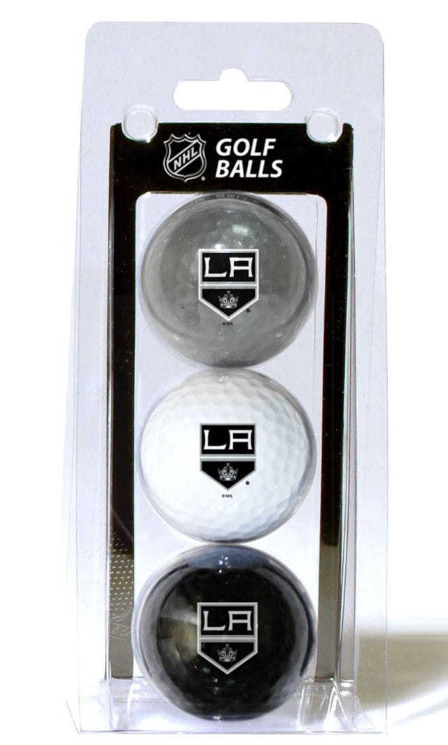 Paquete de 3 pelotas de golf de Los Angeles Kings