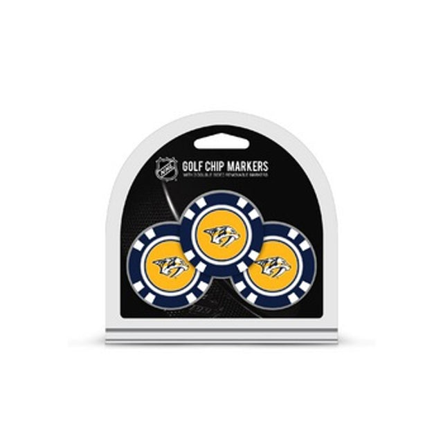 Nashville Predators Golf Chip with Marker 3 Pack