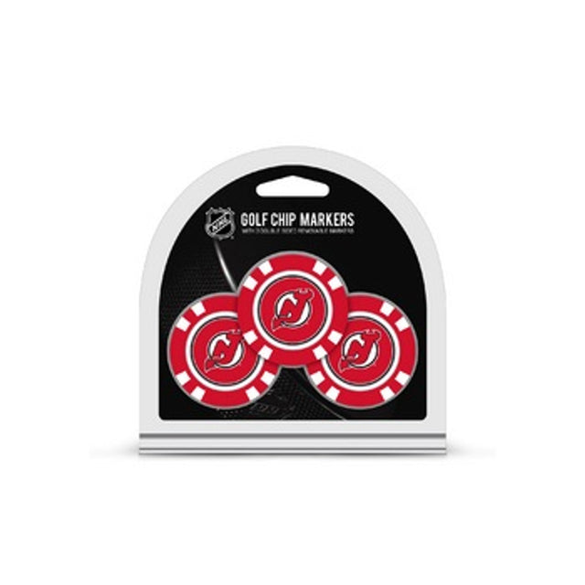 New Jersey Devils Golf Chip with Marker 3 Pack