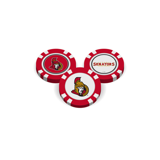 Chip de golf con marcador de los Ottawa Senators