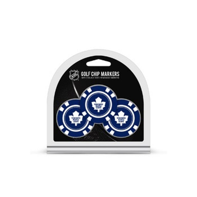 Toronto Maple Leafs Golf Chip with Marker 3 Pack