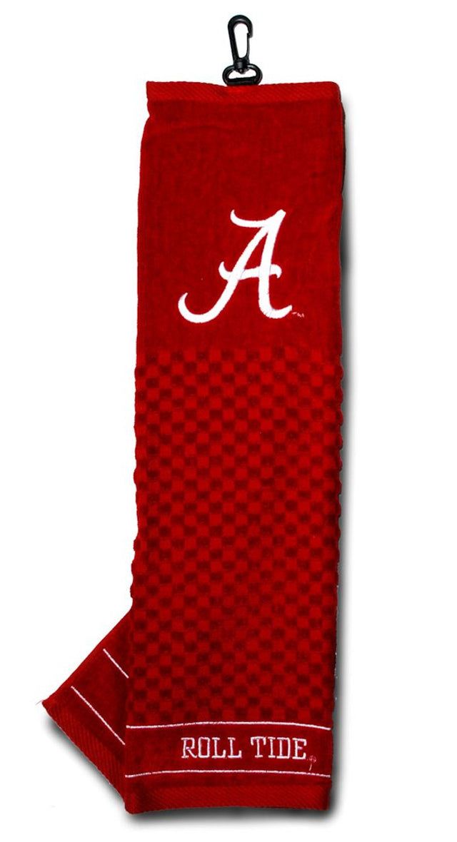 Toalla de golf bordada de Alabama Crimson Tide de 16" x 22"