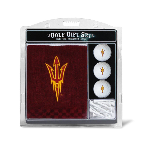 Juego de regalo de golf con toalla bordada de los Arizona State Sun Devils