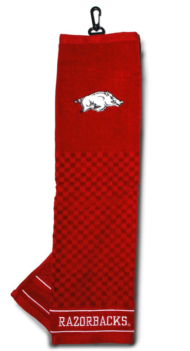 Arkansas Razorbacks 16"x22" Embroidered Golf Towel