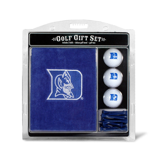 Juego de regalo de golf Duke Blue Devils con toalla bordada