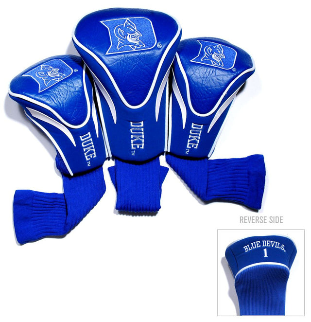 Juego de fundas para palos de golf Duke Blue Devils, 3 piezas, estilo contorno