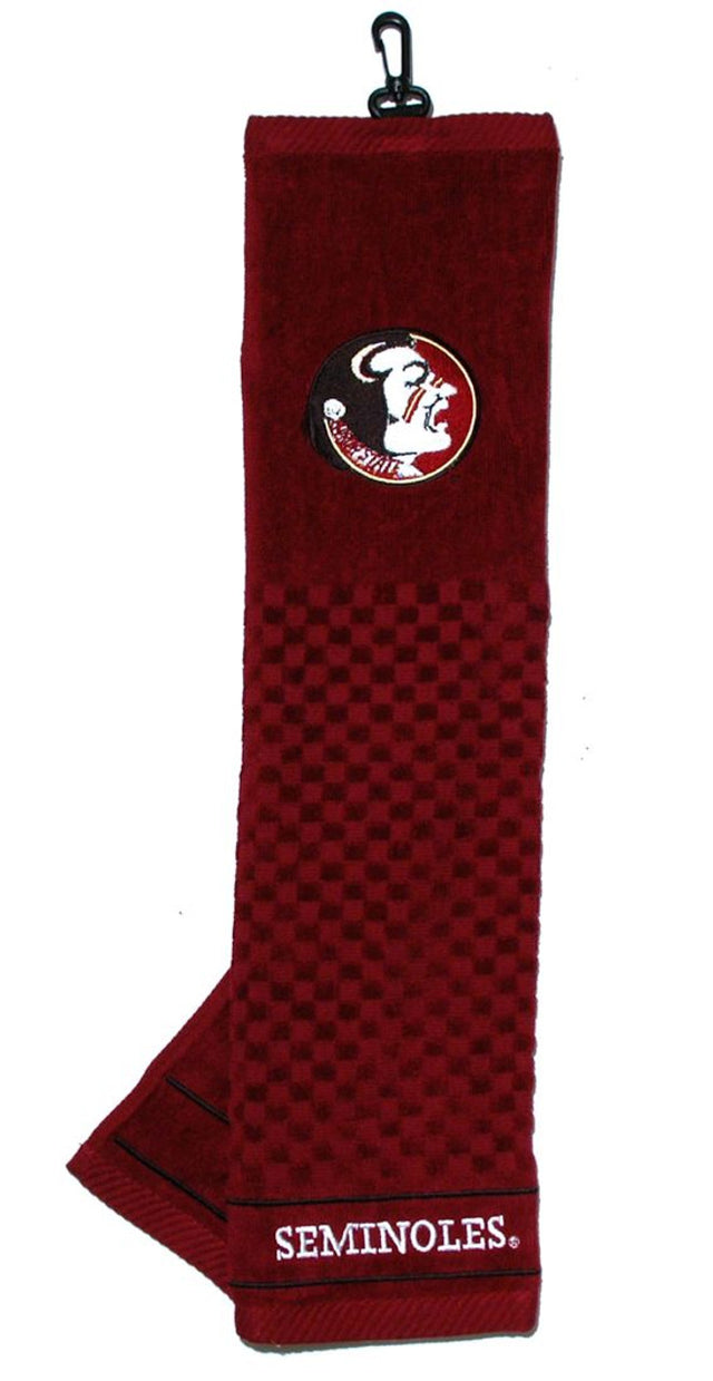 Toalla de golf de los Florida State Seminoles de 16 x 22 pulgadas bordada