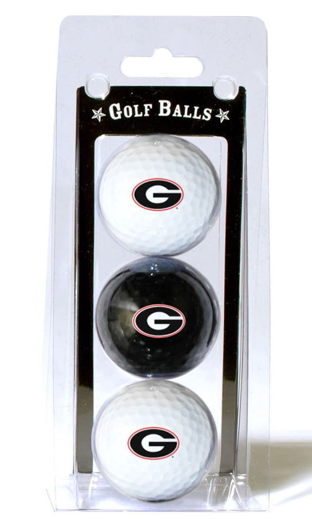 Paquete de 3 pelotas de golf de Georgia Bulldogs