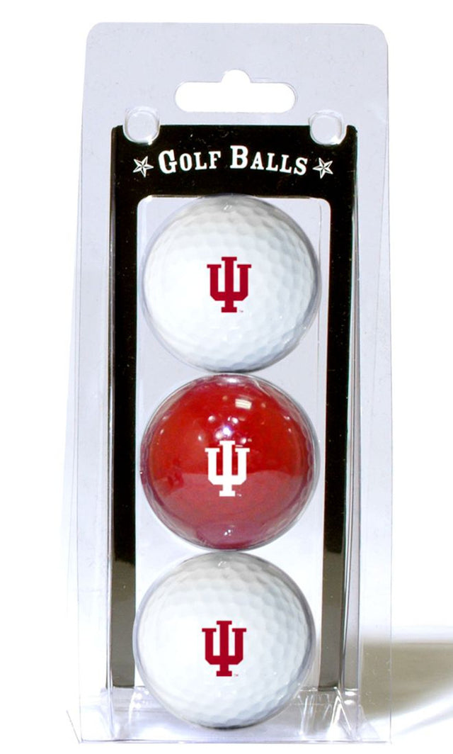 Paquete de 3 pelotas de golf de Indiana Hoosiers