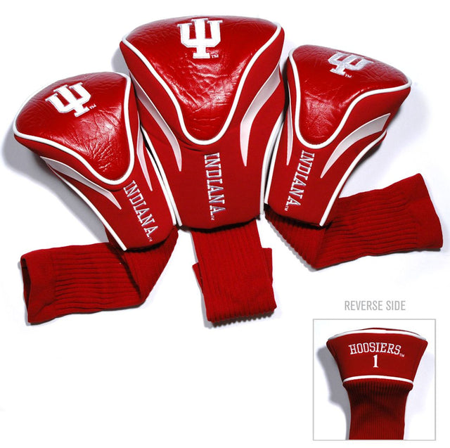 Juego de fundas para palos de golf Indiana Hoosiers de 3 piezas