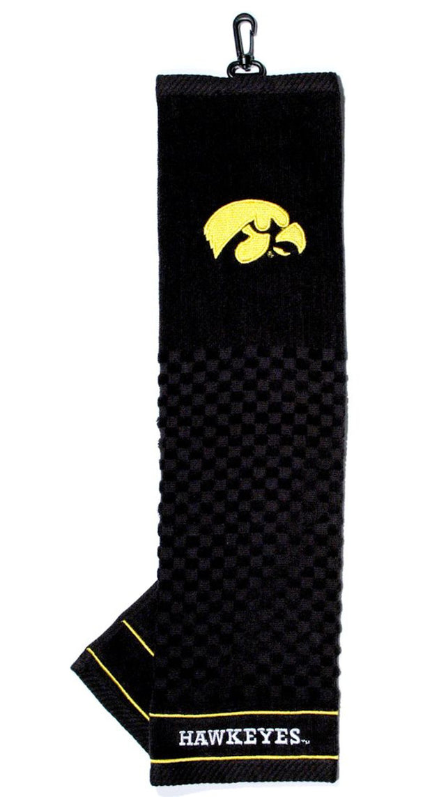 Toalla de golf bordada de Iowa Hawkeyes de 16" x 22"