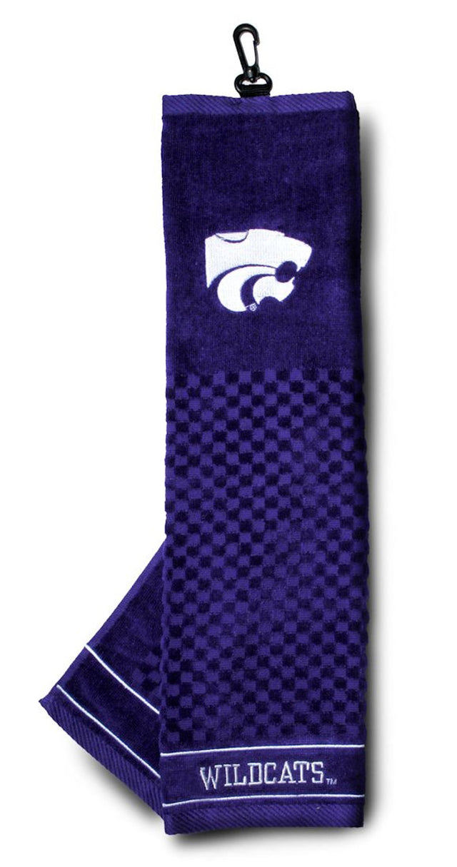 Toalla de golf bordada de 16" x 22" de Kansas State Wildcats