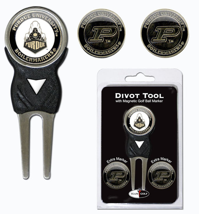 Purdue Boilermakers Golf Divot Tool with 3 Markers