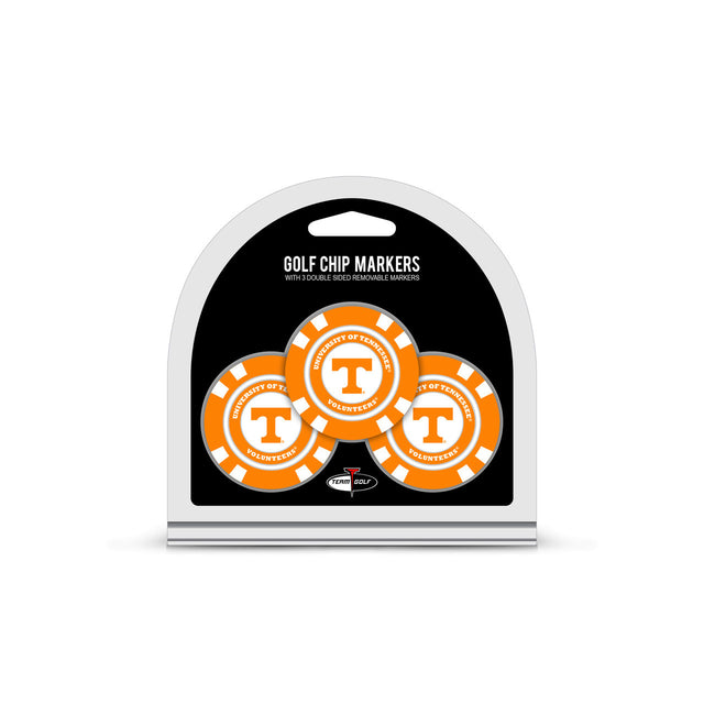 Tennessee Volunteers Golf Chip with Marker 3 Pack