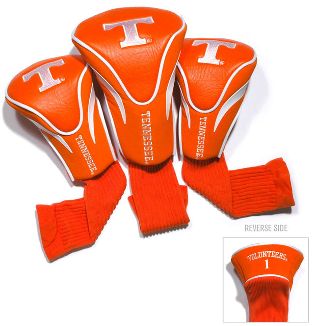 Juego de fundas para palos de golf de tres piezas de Tennessee Volunteers