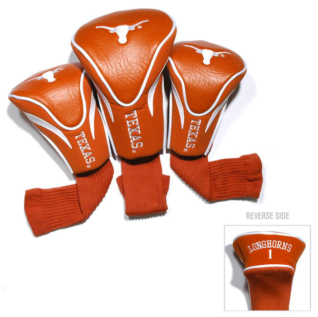 Texas Longhorns Golf Club 3 Piece Contour Headcover Set