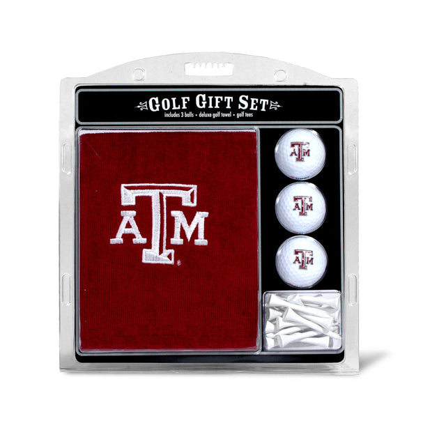 Set de regalo de golf con toalla bordada de los Texas A&amp;M Aggies