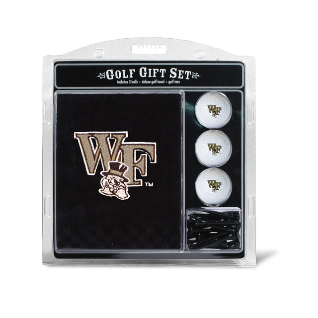 Set de regalo de golf con toalla bordada de Wake Forest Demon Deacons