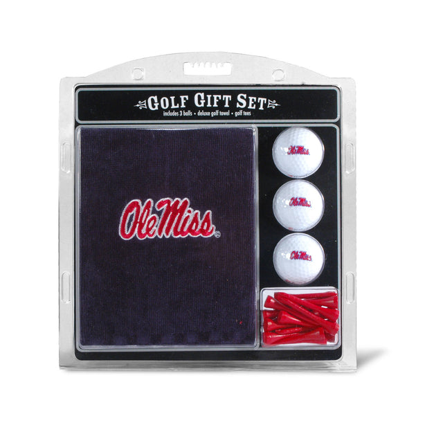 Mississippi Rebels Golf Gift Set with Embroidered Towel