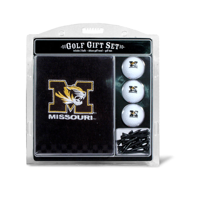 Juego de regalo de golf de los Missouri Tigers con toalla bordada