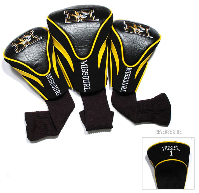 Missouri Tigers Golf Club 3 Piece Contour Headcover Set