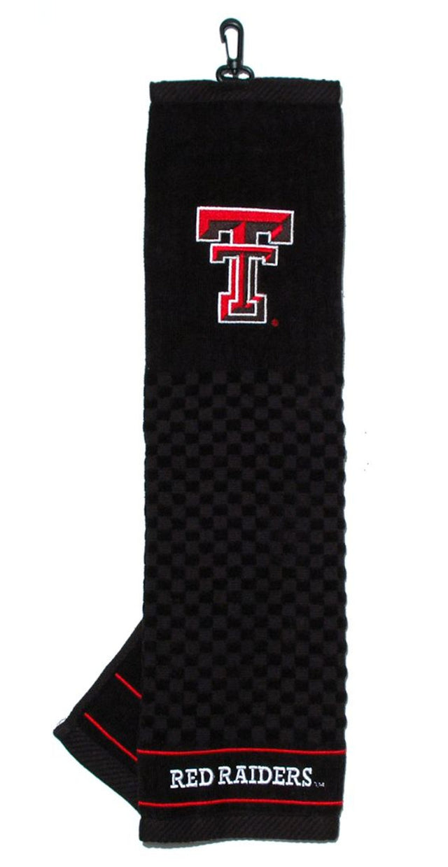 Toalla de golf bordada de 16" x 22" de los Texas Tech Red Raiders