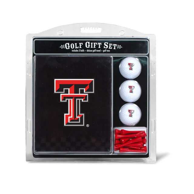 Set de regalo de golf con toalla bordada de los Texas Tech Red Raiders