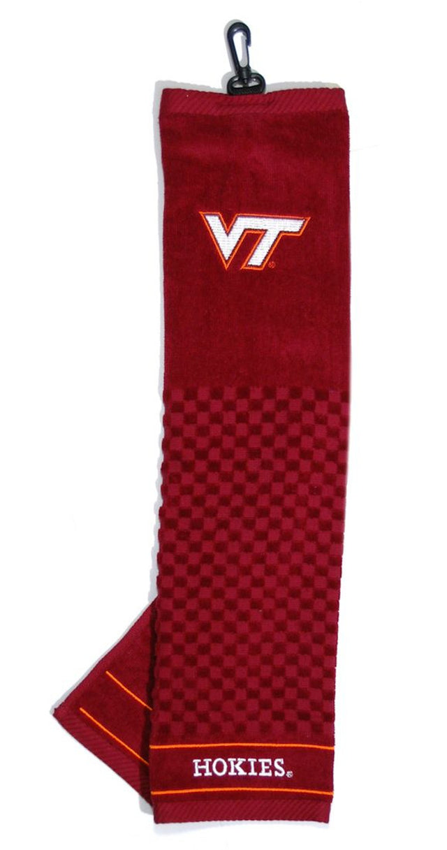 Virginia Tech Hokies Golf Towel 16x22 Embroidered