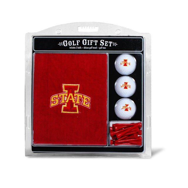 Juego de regalo de golf con toalla bordada de los Iowa State Cyclones