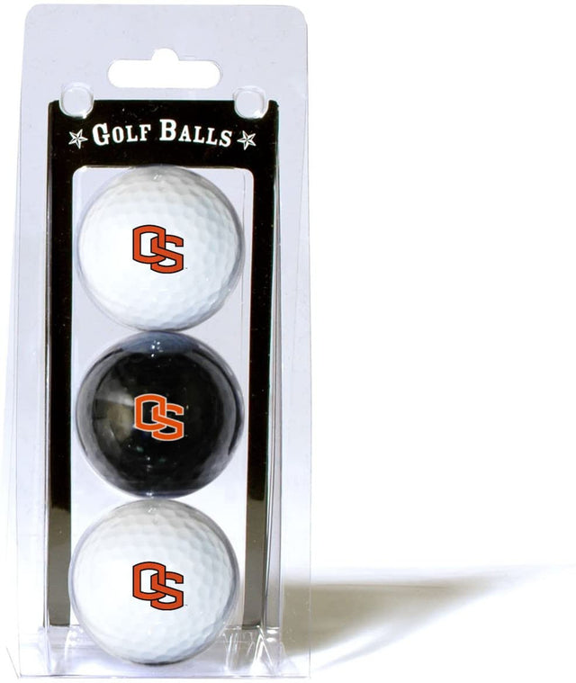 Paquete de 3 pelotas de golf de Oregon State Beavers