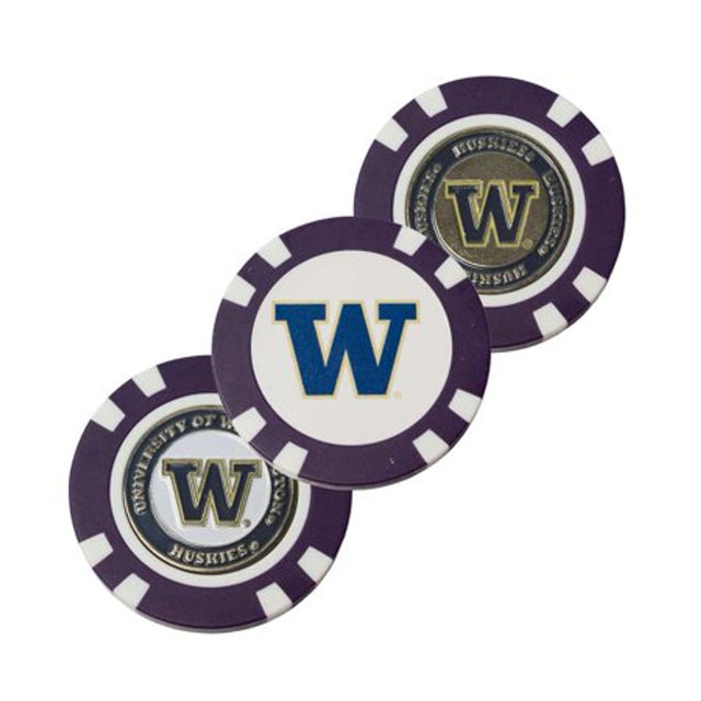 Ficha de golf con marcador de los Washington Huskies