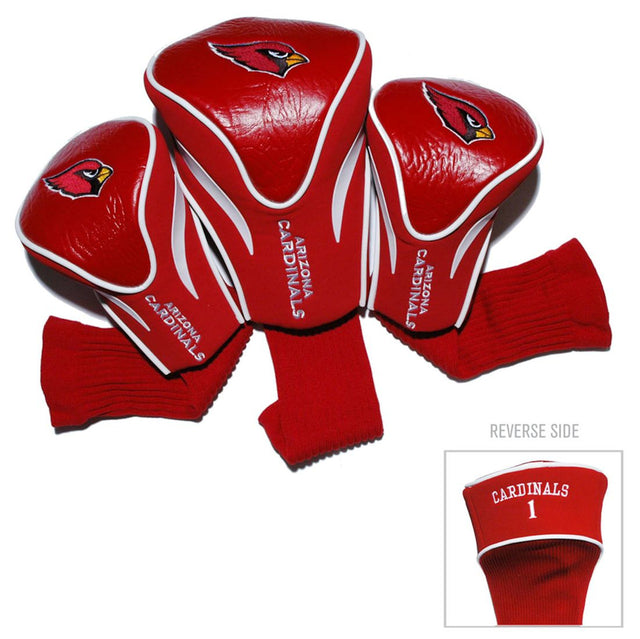 Arizona Cardinals Golf Club 3 Piece Contour Headcover Set