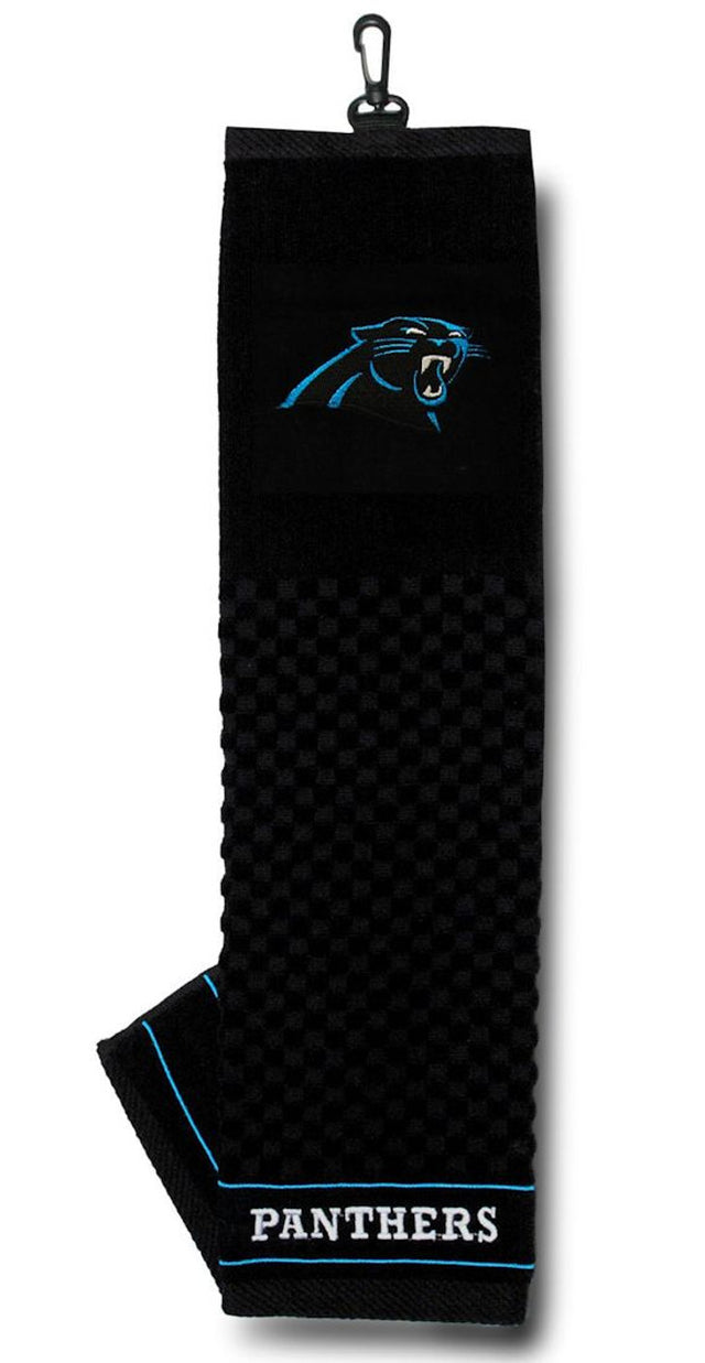 Toalla de golf bordada de 16" x 22" de los Carolina Panthers