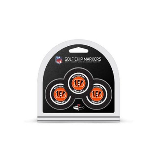 Cincinnati Bengals Golf Chip with Marker 3 Pack