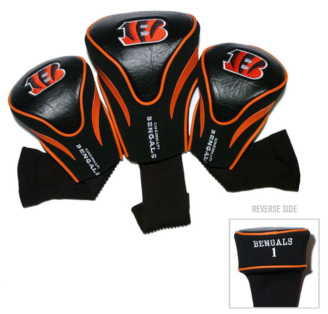 Cincinnati Bengals Golf Club 3 Piece Contour Headcover Set