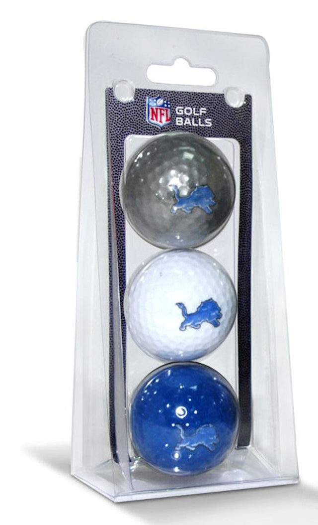 Paquete de 3 pelotas de golf de los Detroit Lions