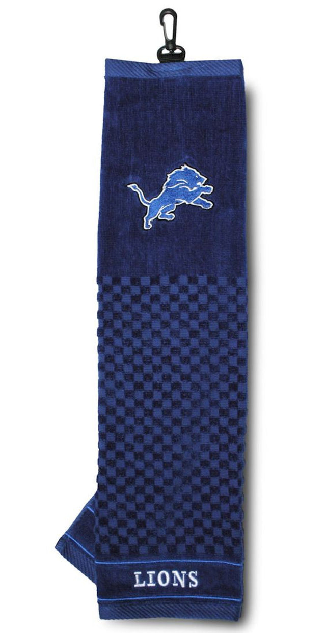 Toalla de golf bordada de los Detroit Lions de 16" x 22"