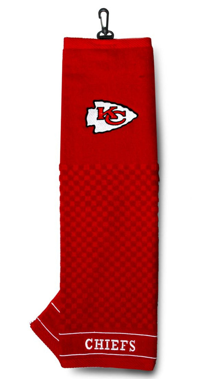 Toalla de golf bordada de 16" x 22" de los Kansas City Chiefs